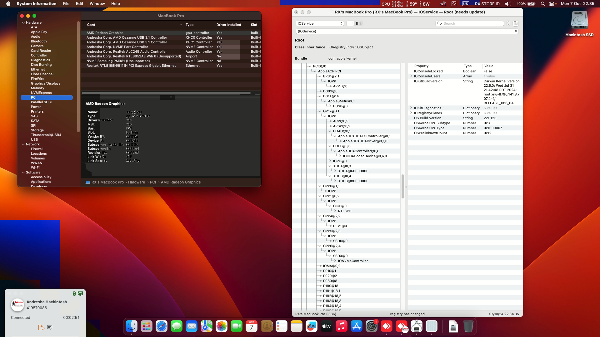 HP Victus 16 E0010CA [Cezanne   AMD Ryzen 5 5600H + Radeon RX Vega 7 + I2C]   OpenCore 1